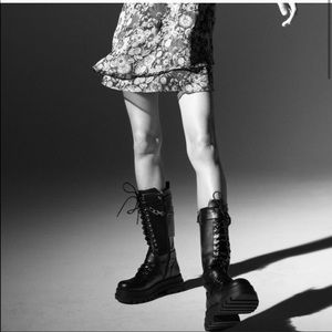 ZARA Pocket Combat boots Prada vibe size 41